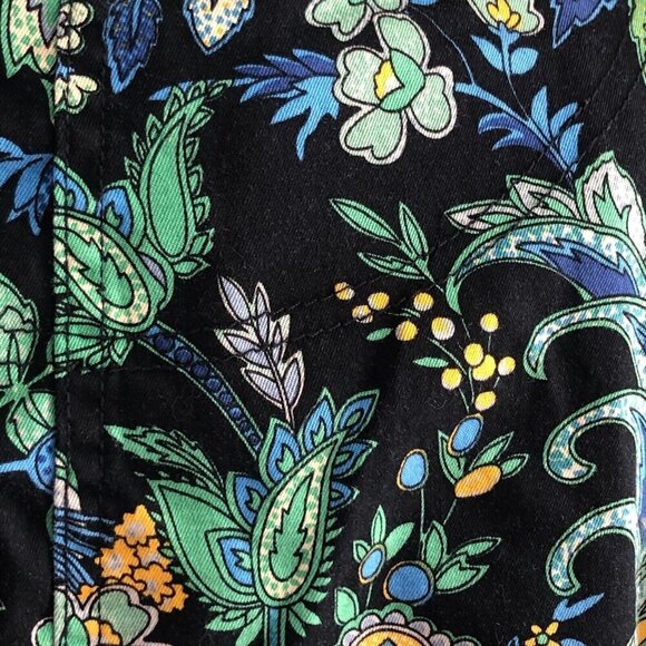 Charter Club Button Front Jacket - Paisley Floral Whimsy Core - Picture 9 of 10